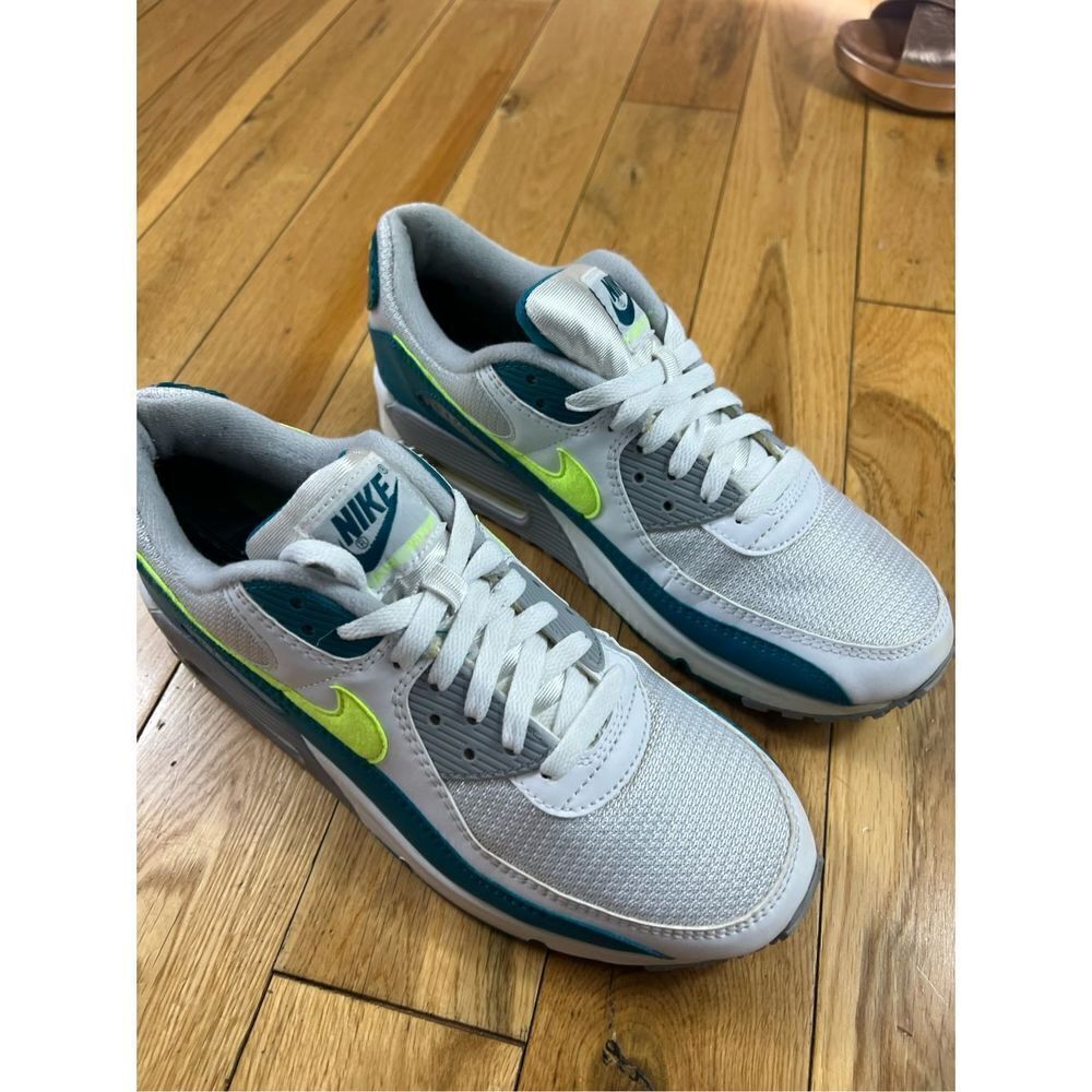 Nike Air Max III 90 Spruce Lime White Grey Fog Size 9 CZ2908-100